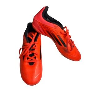 Adidas F50 Indoor Soccer Shoes  Turbo/Aurora Black/Platinum Metallic S- 7 Youth